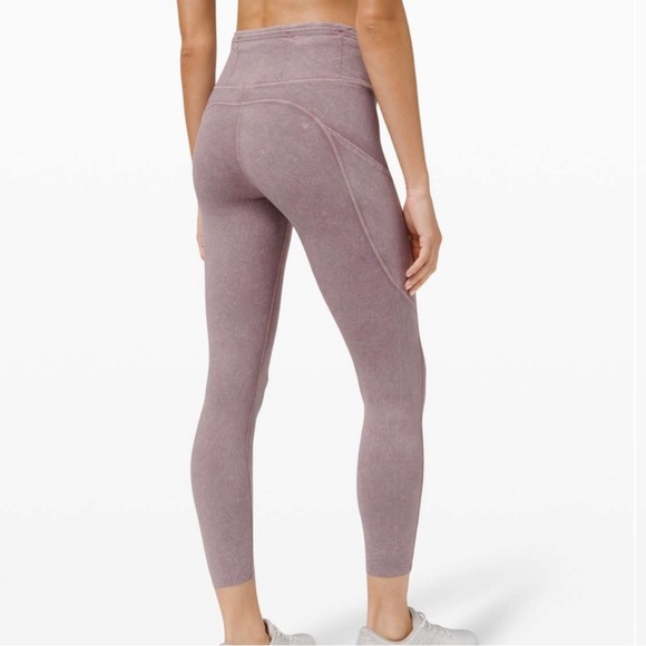 Lululemon fast and free right 25” *ice dye size 10 - Picture 3 of 9